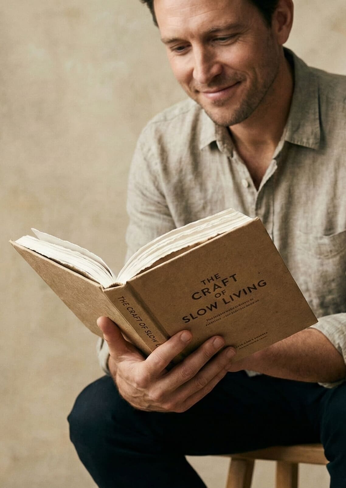 A reader enjoying a book